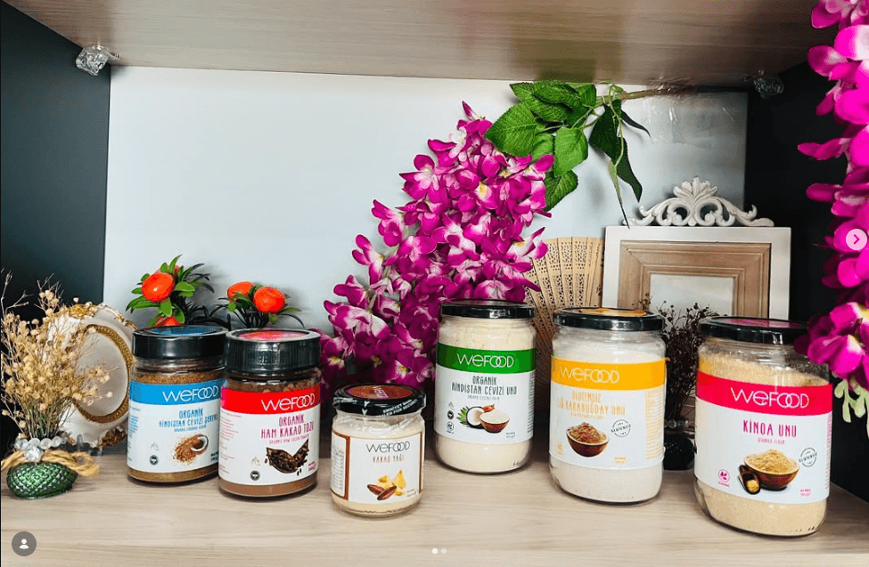 Wefood kavanozlu temiz içerikli ürün seçkisi